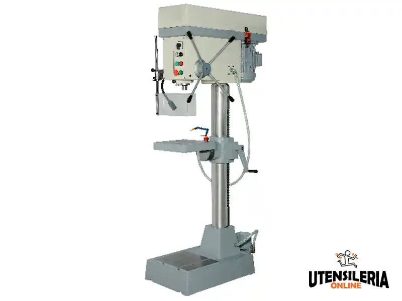 Trapano-Maschiatrice a colonna IMME-MPT40TG foratura 40mm manuale Reso Gratuito