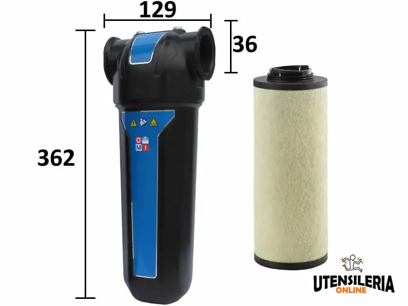 Compra Online Filtro per polveri oli e uso generale AF400 grado PF OMI 6667 l/min