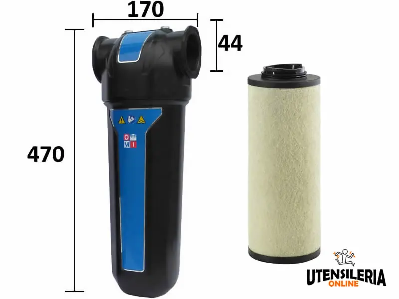 Filtro per polveri oli e uso generale AF800 grado PF OMI 13333 l/min Più Venduto