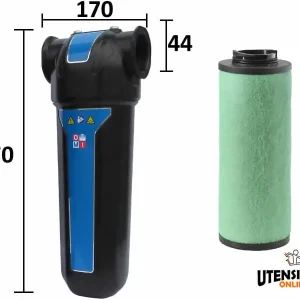 Filtro disoleatore alta efficienza AF800 grado HF OMI 13333 l/min Più Venduto