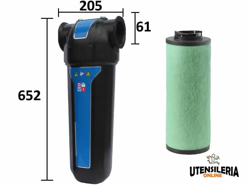 Filtro disoleatore alta efficienza AF1560 grado HF OMI 26000 l/min Occasione Imperdibile