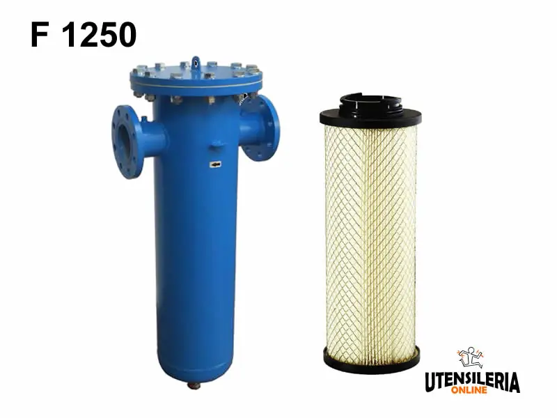 Filtro per trattamento polveri F 1250 grado QF OMI 125000l/min Pagamento Sicuro