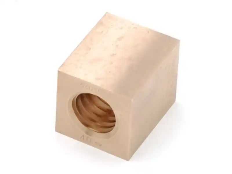 Vendita Finale Chiocciola madrevite in lega di rame quadre MLRQ trapezoidale dx/sx