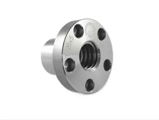 Chiocciola in acciaio automatico madrevite flangiate MAF dx Affare