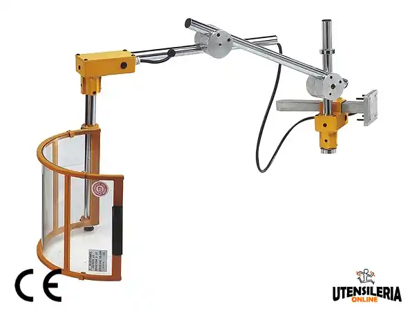 Schermi per fresatrici snodati in acciaio LTF 149 DX Ultime Pezzi