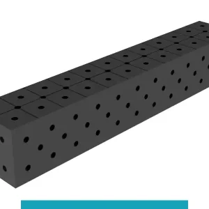 Prezzo Scontato Blocco di collegamento 1200x200x200mm SteelEco GPPH, spessore 8mm, fori 16mm griglia diagonale