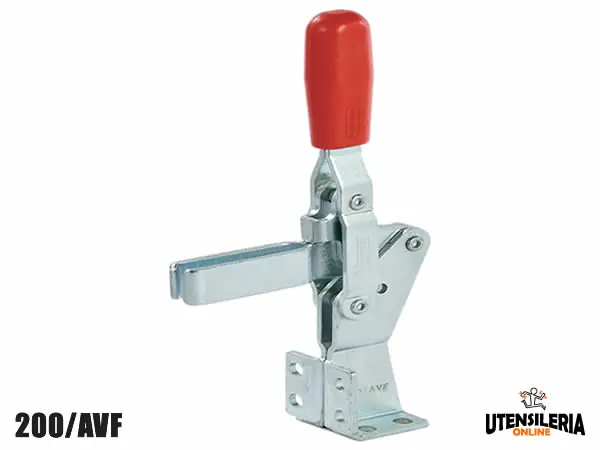Bloccaggio rapido verticale 200/AVF base dritta e frontale 103mm Ultime Pezzi