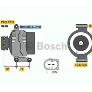 Alternatore Bosch per Citroen – Fiat – Peugeot Occasione