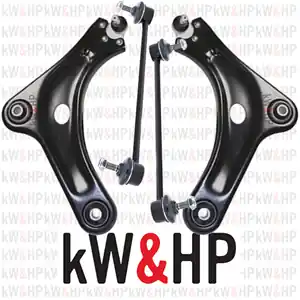 COPPIA 2 BRACCI OSCILLANTI + BIELLETTE ANTERIORI CITROEN C3 II 1.2 1.4 1.6 Offerta Del Giorno