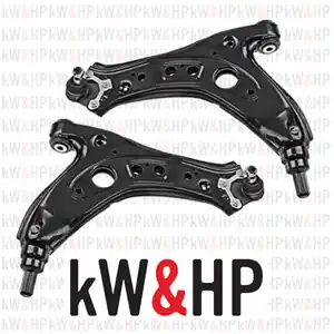 Ultime Pezzi Coppia bracci oscillanti, sospensione ruota Destro/Sinistro kW&HP (KW170405)