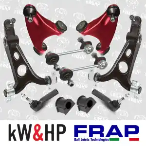 KIT 10PZ BRACCI OSCILLANTI TRAPEZI INF SUP RINFORZATI FRAP ALFA ROMEO 147 156 GT Ultimissimo Modello