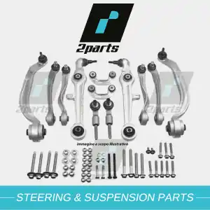 Più Venduto KIT 12 PEZZI BRACCI AVANTRENO COMPLETO AUDI A6, A6 AVANT, VW PASSAT, PASSAT VARIANT