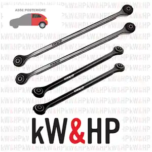 KIT 4 BRACCI BARRE SOSPENSIONE POSTERIORE kW&HP ALFA ROMEO 147 156 GT Saldi