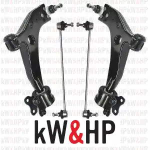 KIT 4 PEZZI BRACCI BRACCETTI OSCILLANTI SOSPENSIONE RUOTA TRAPEZI + BIELLETTE ANTERIORI DX/SX FOCUS III Non Perdere