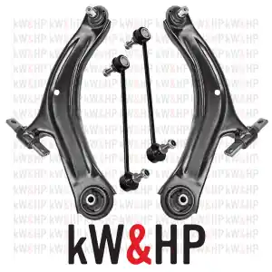 Offerta Limitata KIT 4 PZ BRACCI BRACCETTI OSCILLANTI E BIELLETTE ANT. DX/SX PER NISSAN QASHQAI / QASHQAI +2 I