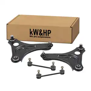 KIT 4PZ BRACCI BRACCETTI OSCILLANTI + BIELLETTE ANTERIORI DESTRA/SINISTRA SMART (453), TWINGO 2014> Subito Disponibile