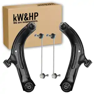 KIT 4PZ BRACCI BRACCETTI OSCILLANTI ANTERIORI DX/SX + COPPIA BIELLETTE COMPATIBILE CON MICRA (K12) NOTE (E11) Acquista Ora