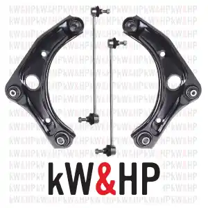 Compra Adesso KIT 4PZ BRACCI BRACCETTI OSCILLANTI E BIELLETTE DX/SX PER NISSAN MICRA IV K13 1.2 1.5 DAL 2010 IN POI