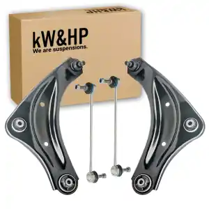 KIT 4PZ COPPIA BRACCI BRACCETTI OSCILLANTI ANTERIORI E BIELLETTE DX/SX COMPATIBILE CON JUKE (F15) Promozione