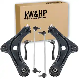 Saldi KIT 6PZ BRACCETTI BRACCI ANTERIORI BIELLETTE E TESTINE STERZO PER CITROEN C2 C3 PEUGEOT 1007