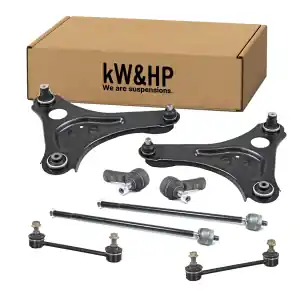 Ultima Occasione KIT 8PZ BRACCI BRACCETTI + BIELLETTE + TESTINE E TIRANTI STERZO ANTERIORI DX/SX SMART (453), TWINGO 2014>