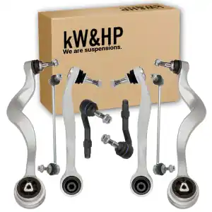 Reso Gratuito KIT 8PZ BRACCI BRACCETTI TRASVERSALE ANTERIORE COMPLETO PER 5 SERIE E60 E61 520 523 525 530 535
