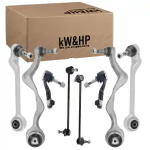 KIT 8PZ BRACCI SUPERIORI INFERIORI BIELLETTE TESTINE STERZO BMW SERIE 1 SERIE 3 E90 E91 316D 318D 320D 325D 330D 335D Promozione Esclusiva