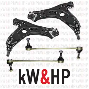 KIT BRACCETTI ANTERIORI E BIELLETTE BARRA STABILIZZATRICE PER SEAT IBIZA SKODA FABIA VW POLO FOX Scelto Dai Clienti