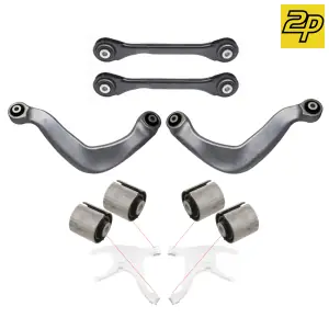 KIT BRACCI E SUPPORTI POSTERIORI COMPATIBILE CON AUDI A4/A5/Q5 DAL 2007 8 PEZZI Soddisfatti O Rimborsati