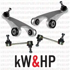 Nuova Collezione Kit bracci oscillanti superiori e biellette barra stabilizzatrice (BRA433KW)