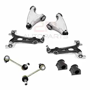 KIT BRACCI SOSPENSIONE ANTERIORI ALFA ROMEO 147, 156, GT, 8 PEZZI (BRA435DG) Promo Stagionale