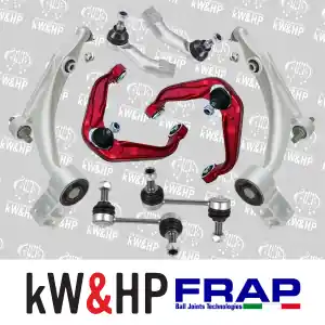 Bestseller KIT BRACCI SOSPENSIONE ANTERIORI RINFORZATI, BIELLETTE E TESTINE ALFA ROMEO 159, 8 PEZZI (BRA441KW)