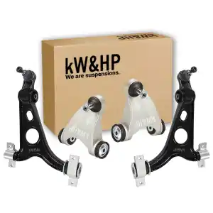 KIT BRACCI SOSPENSIONE ANTERIORI SUPERIORI E INFERIORI ALFA ROMEO 147, 156, GT, 4 PEZZI (BRA430KW) Promozione Esclusiva