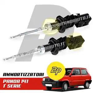 Solo Oggi KIT 2 AMMORTIZZATORI ANTERIORI 2PARTS FIAT PANDA 141 I SERIE 900, 1.0, 1.1