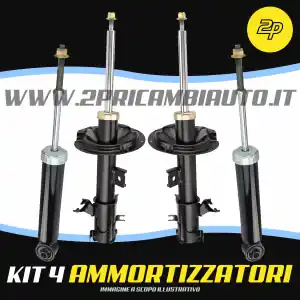 KIT 4 AMMORTIZZATORI ANTERIORI + POSTERIORI FIAT PUNTO 188 1.2 1.4 BZ 1.3 JTD Must-Have