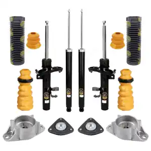 Prezzo Basso KIT 4 AMMORTIZZATORI SUPPORTI E TAMPONI PER FORD C-MAX II, FORD FOCUS III 1.5 1.6 2.0 TDCI