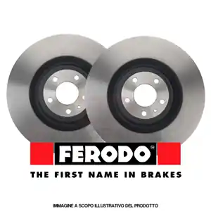 Ferodo DDF1228 Coppia Premier Dischi Freno posteriori (confezione 2 pezzi) Sconto