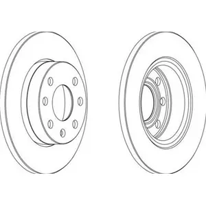 Ultima Occasione FERODO Disco freno PREMIER Assale anteriore, Ø 236mm, Pieno DDF116