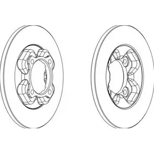 Più Venduto FERODO Disco freno PREMIER Assale anteriore, Ø 260mm, ventilato DDF1131