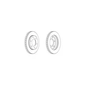 FERODO Disco freno PREMIER Assale anteriore, Ø 294mm, ventilato DDF1818 Prezzo Conveniente