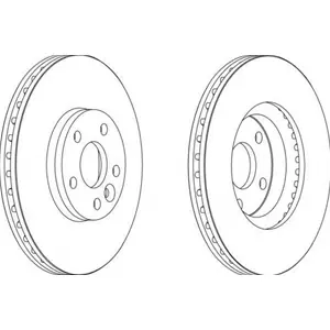 Offerta Del Giorno FERODO Disco freno PREMIER Assale anteriore, Ø 300mm, ventilato DDF1567