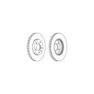Spedizione Espresso FERODO Disco freno PREMIER Assale anteriore, Ø 300mm, ventilato DDF1870