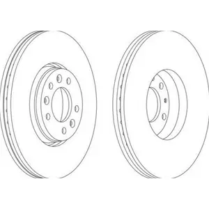 Ordina Subito FERODO Disco freno PREMIER Assale anteriore, Ø 304mm, ventilato DDF1615