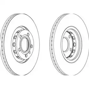 Quantità Limitata FERODO Disco freno PREMIER Assale anteriore, Ø 312mm, ventilato DDF1707