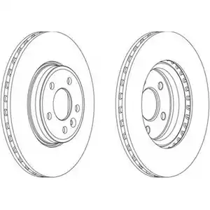 A Buon Prezzo FERODO Disco freno PREMIER Assale anteriore, Ø 314mm, ventilato, rivestito DDF1663C