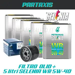 Offerta KIT TAGLIANDO ALFA ROMEO 147 GT 1.9 JTD JTDM 5 LT. SELENIA WR 5W40 + FILTRO OLIO