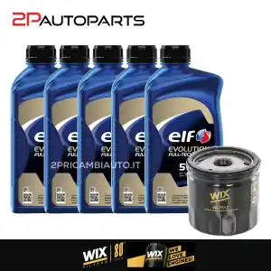 Bestseller KIT TAGLIANDO FILTRO OLIO PER CAPTUR CLIO IV 1.5 DCI E OLIO ELF 5 LITRI 5W30 FULL TECH