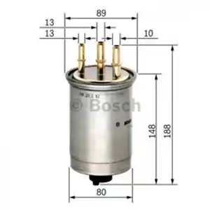 BOSCH Filtro carburante 0 450 906 508 Esclusivo