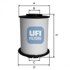 A Buon Prezzo UFI Filtro carburante 26.033.00