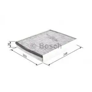 BOSCH Filtro abitacolo 1 987 432 598 Direttamente Dal Produttore